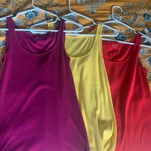 3 Small Loft Tank Tops